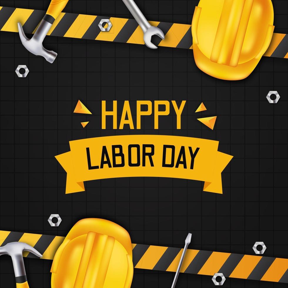 Happy labor day design vector