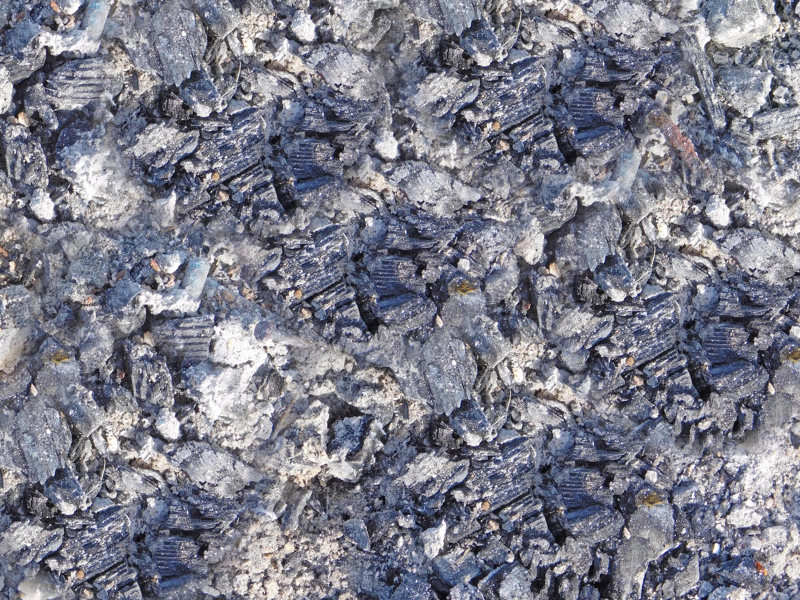 Closeup of burned charcoal and ashes 2223911 Stock Photo at Vecteezy