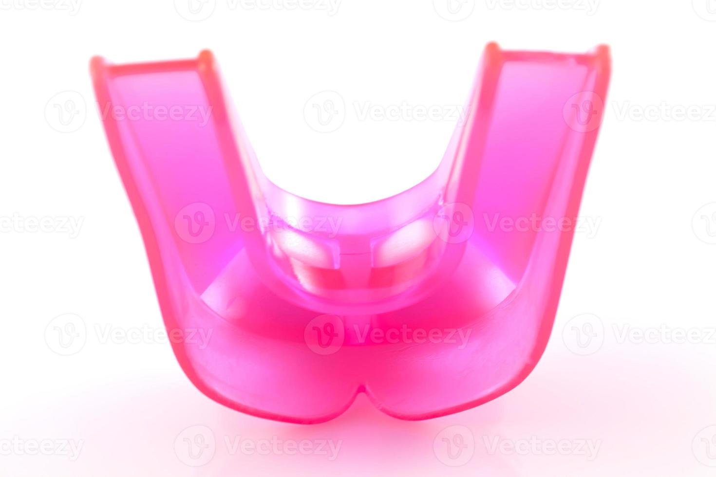 boxer gum mouth guard on a white background photo