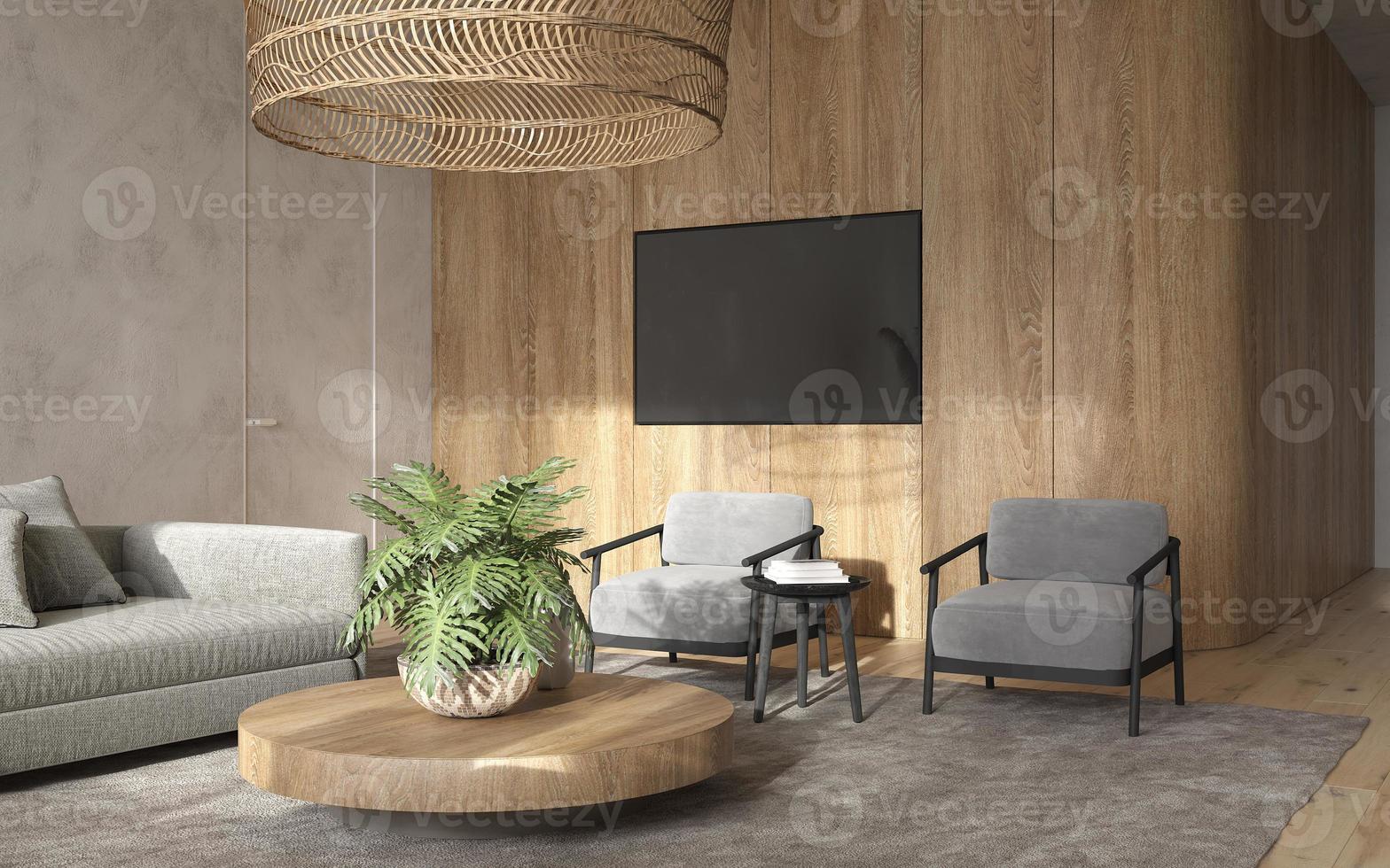 sala de estar moderna y elegante foto