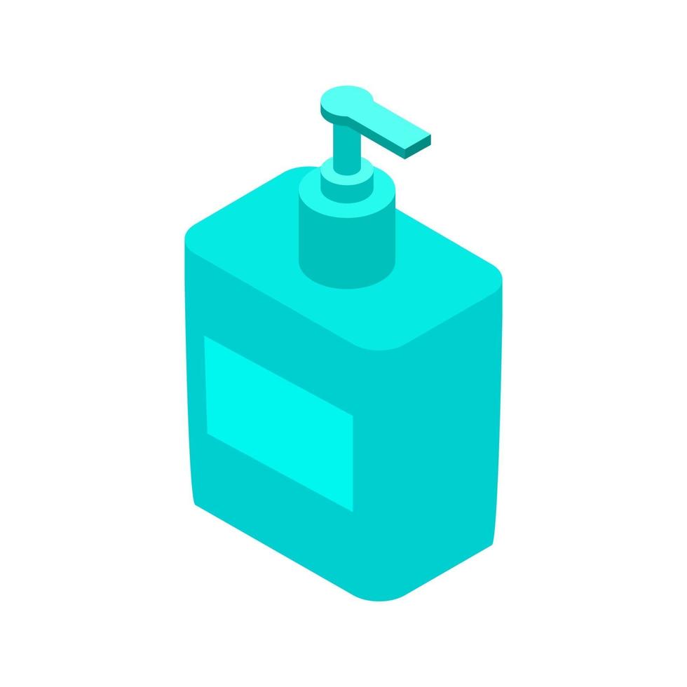 Isometric Soap On Background vector