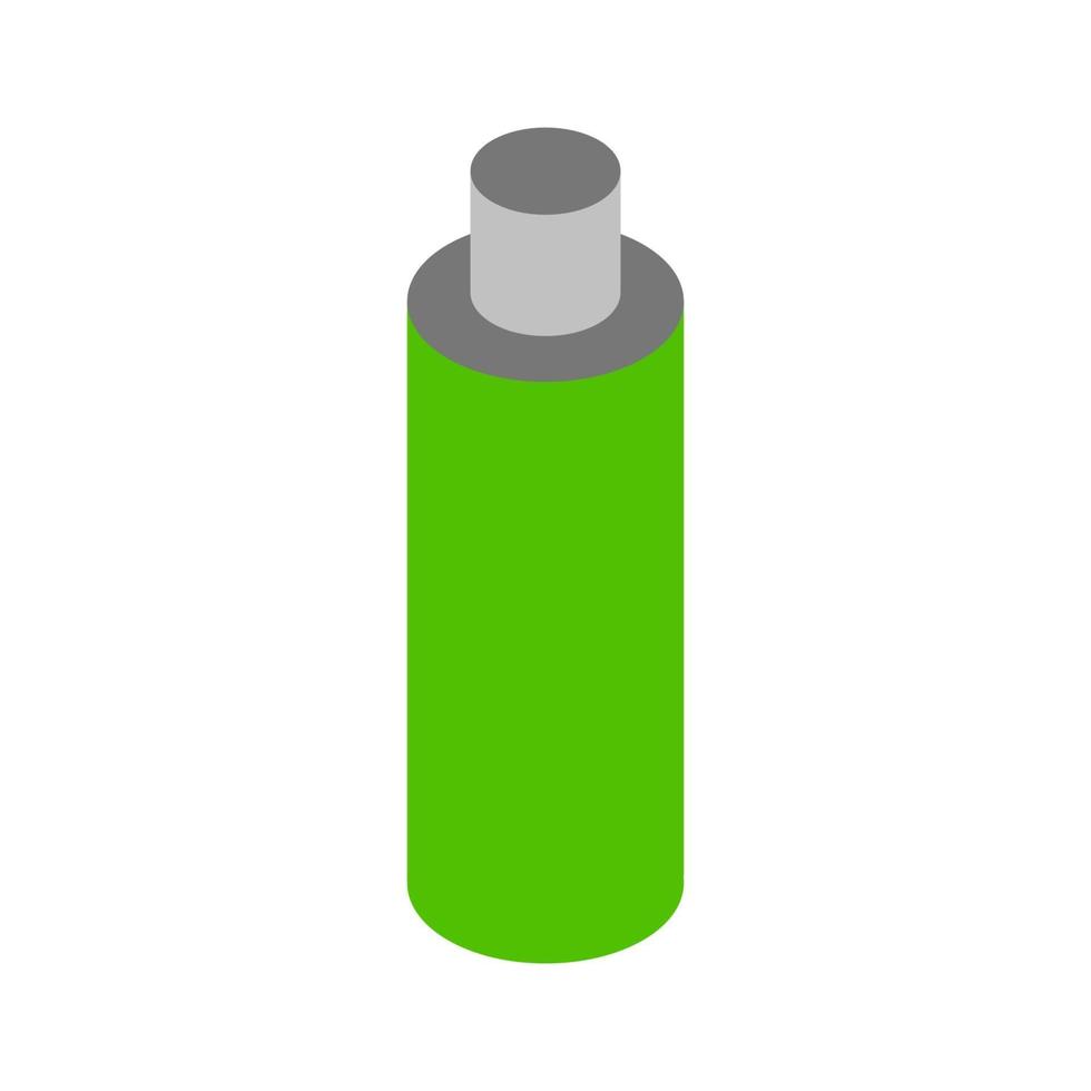 Isometric Medical Bottle On White Background vector