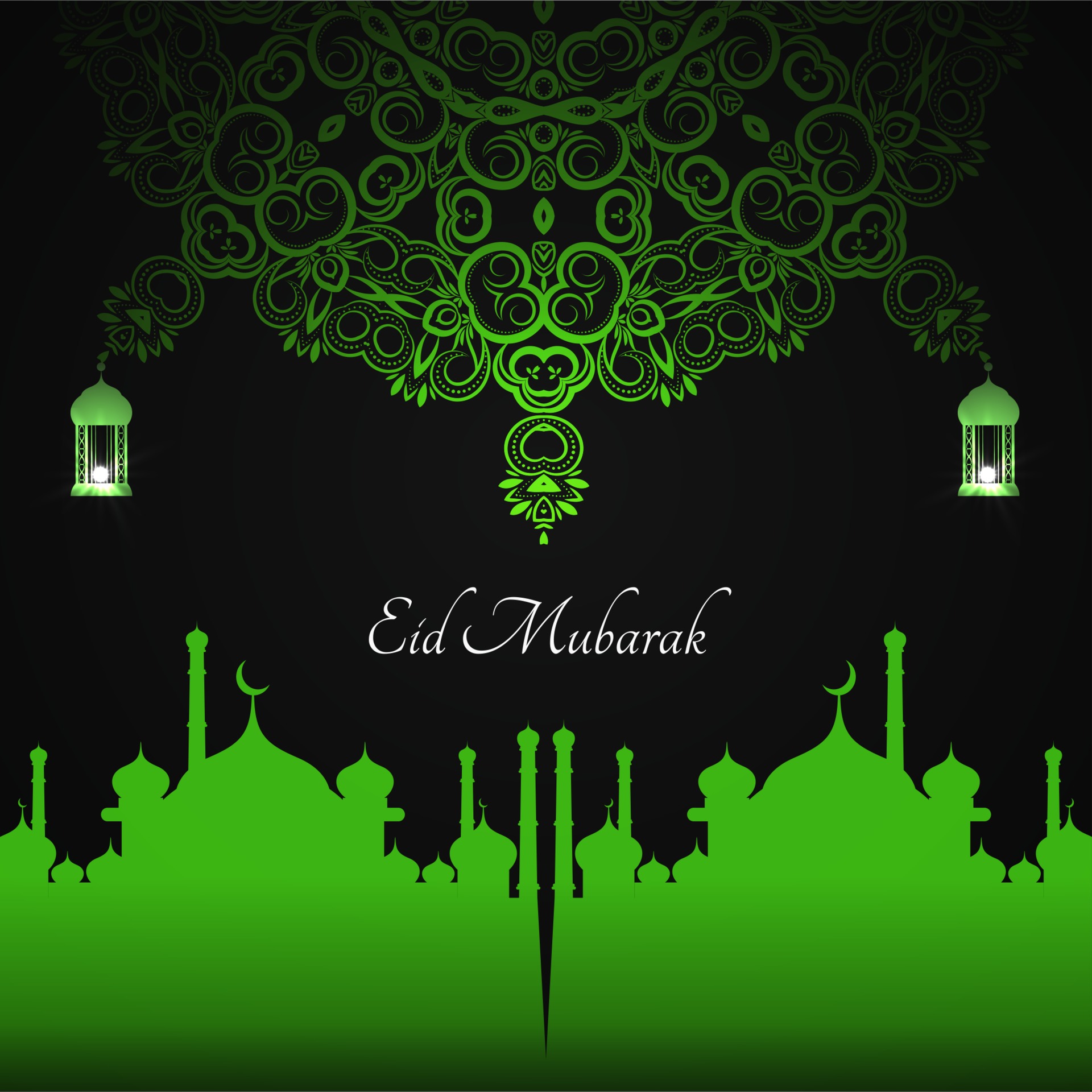 Abstract Eid Mubarak Islamic vector background design 2226634 Vector ...