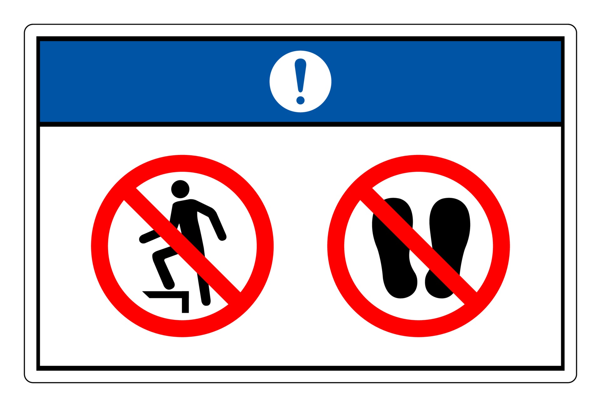 Do Not Step Vector Art, Icons, and Graphics for Free Download