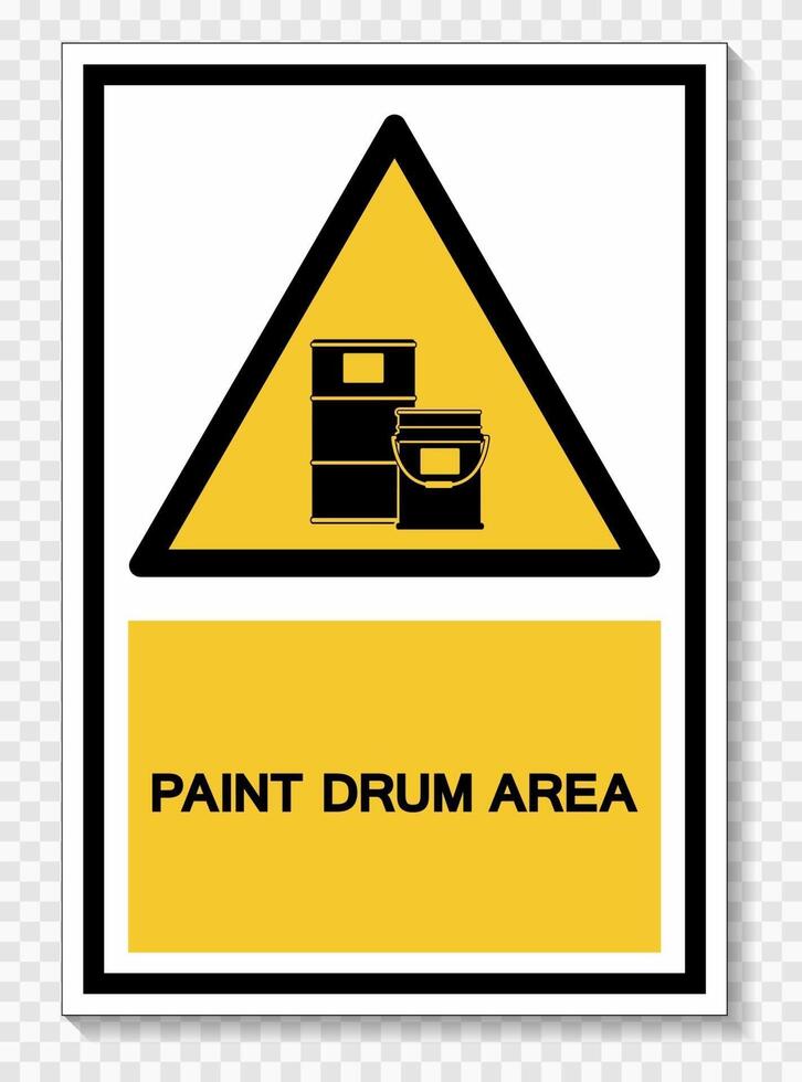 Paint Drum Area Symbol Sign Isolate On White Background,Vector Illustration EPS.10 vector