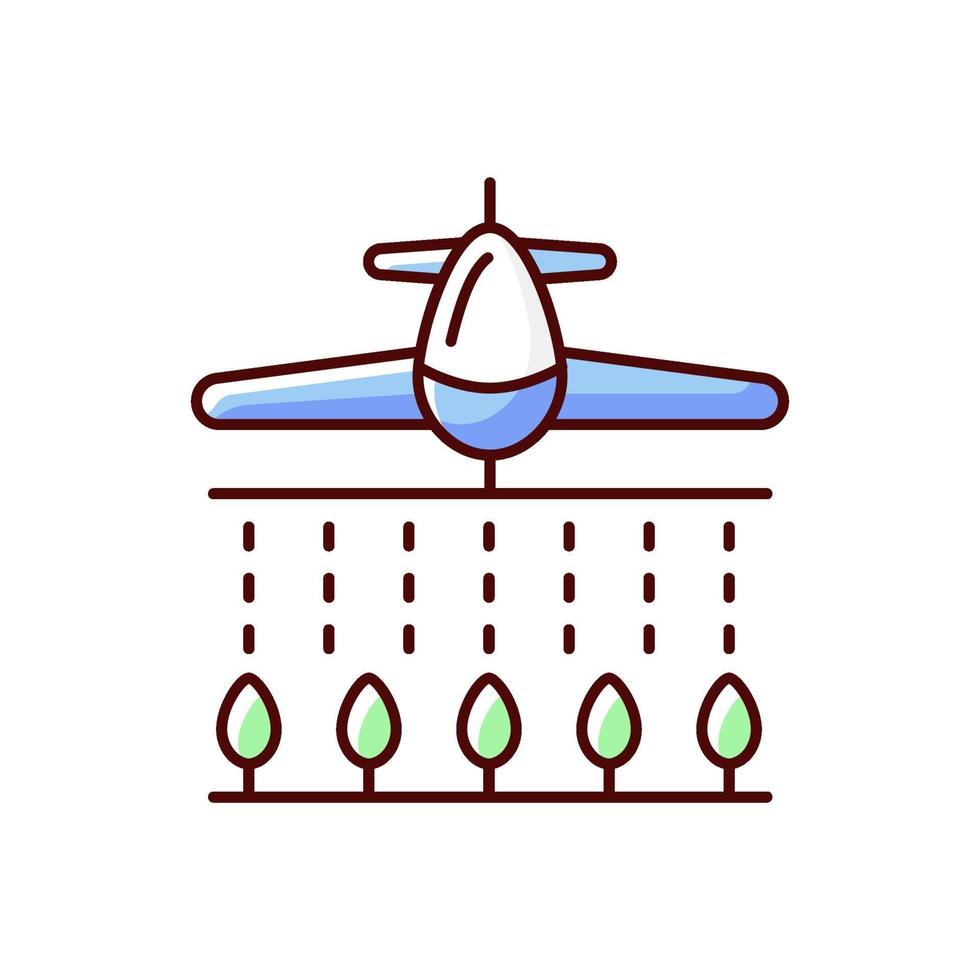 Pesticides RGB color icon vector