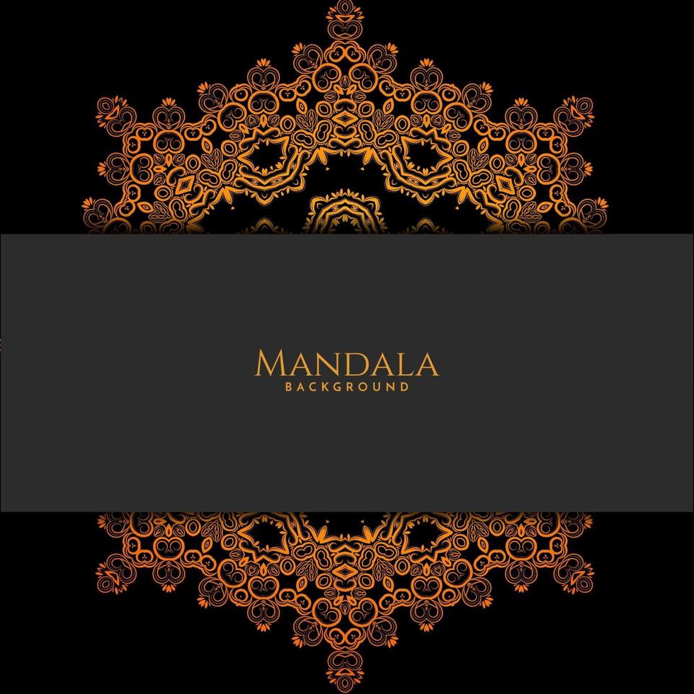 Luxury pattern beautiful mandala decorative isolated background vector