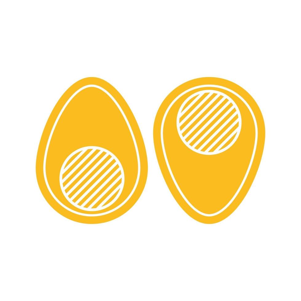 egg line art flat design vector image