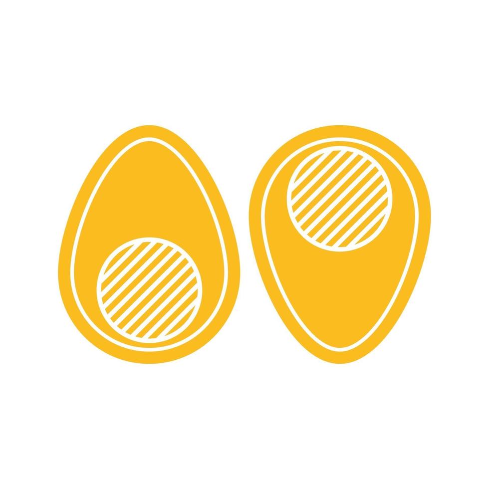 egg line art flat design vector image