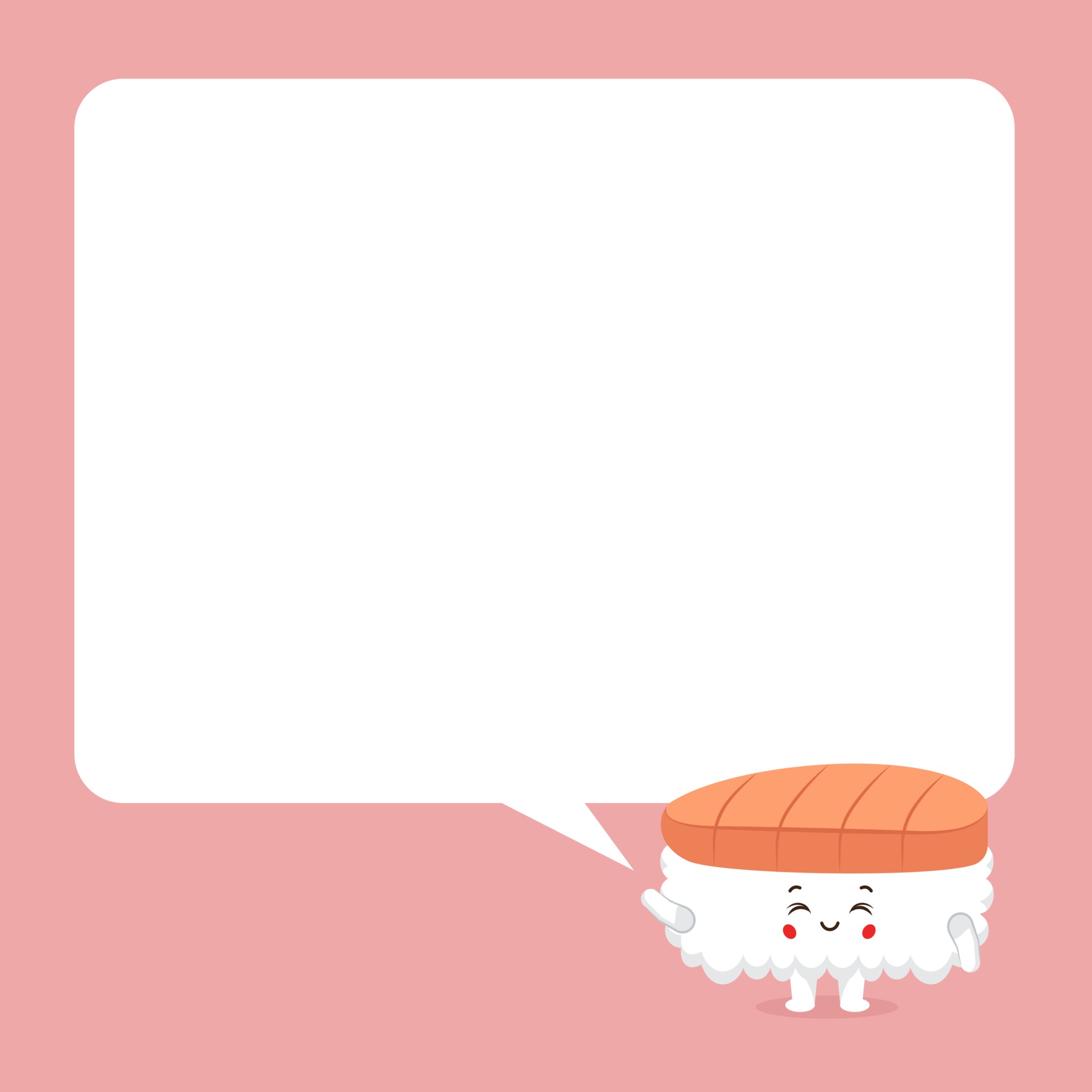 Cute Sushi with Speech Bubbles 2228262 Vector Art at Vecteezy