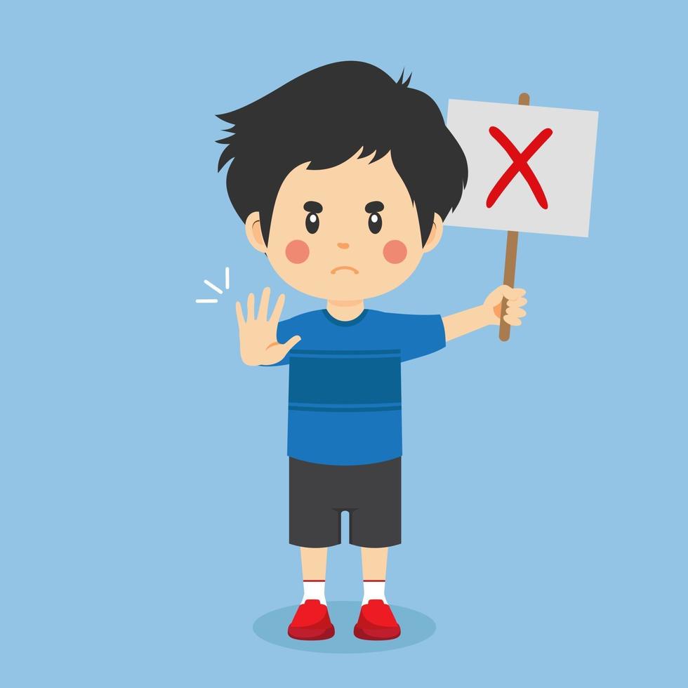 Cute Boy Holding Wrong Sign 2228292 Vector Art at Vecteezy Cute Boy Holding Wrong Sign 2228292 Vector Art at Vecteezy