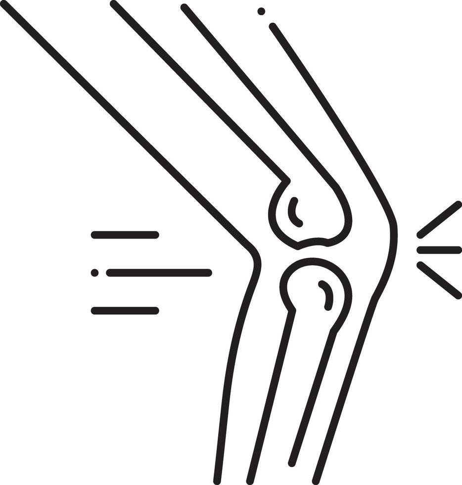 Line icon for orthopedics vector