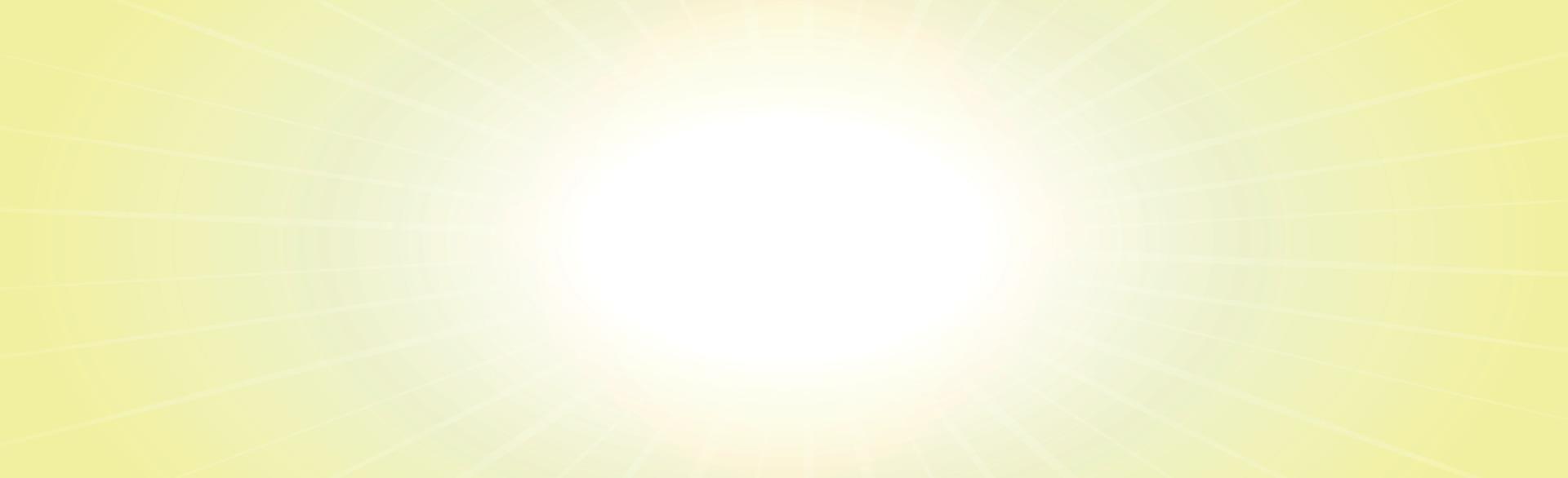 Bright sun on a yellow background - Illustration vector