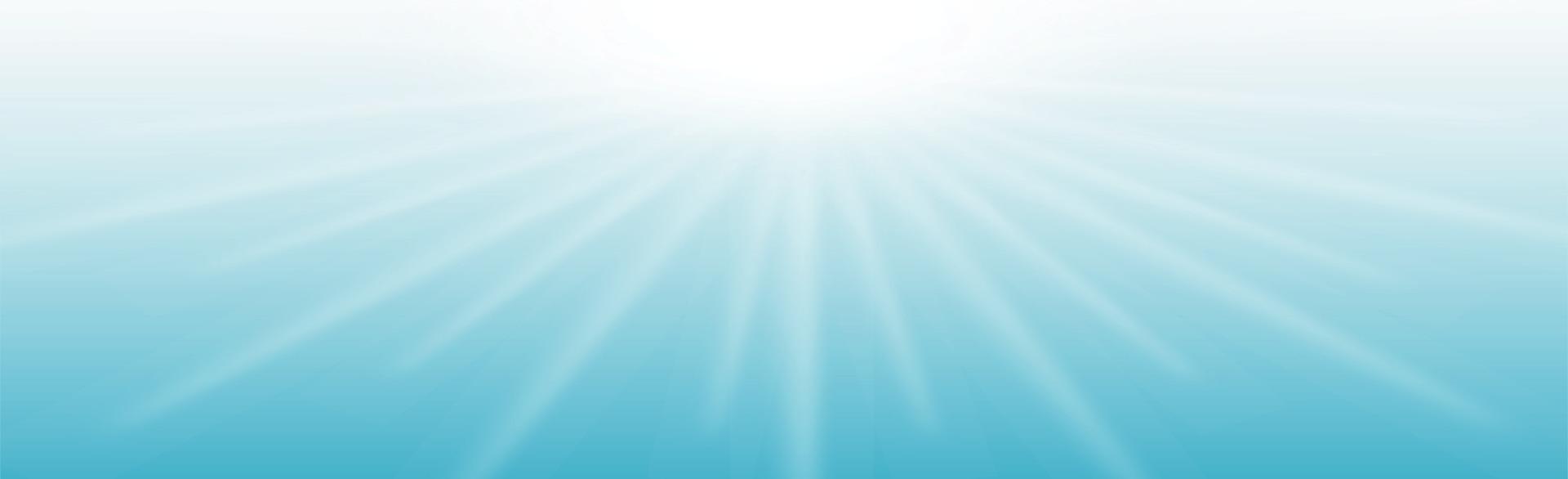 Bright sun on a blue background - Illustration vector