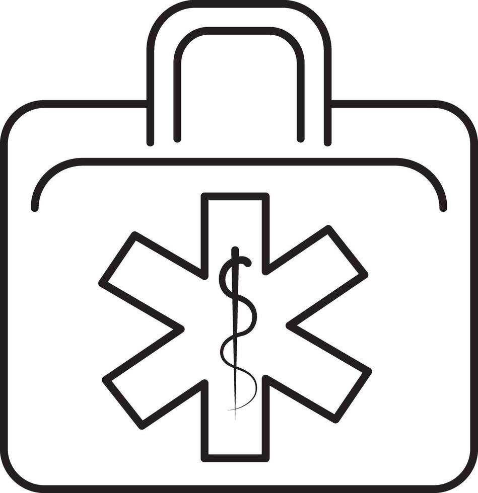 Line icon for ems vector