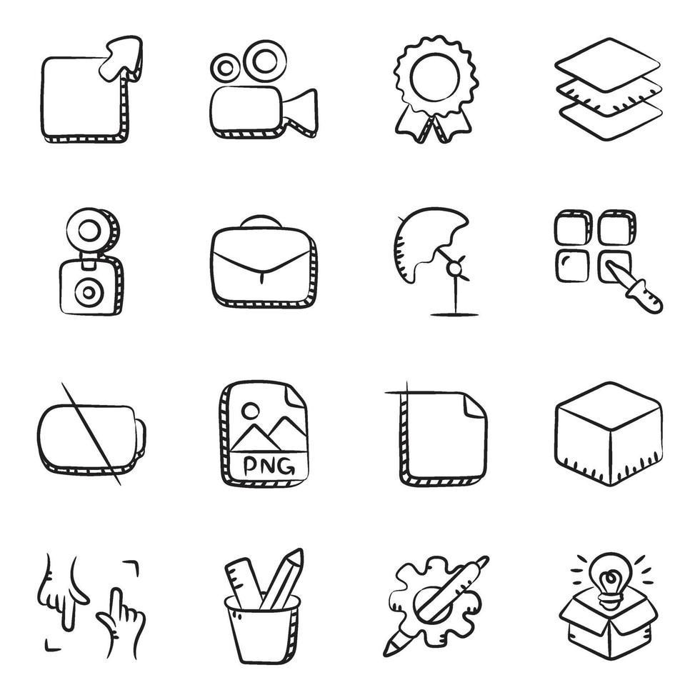 Designing Tools and Elements vector