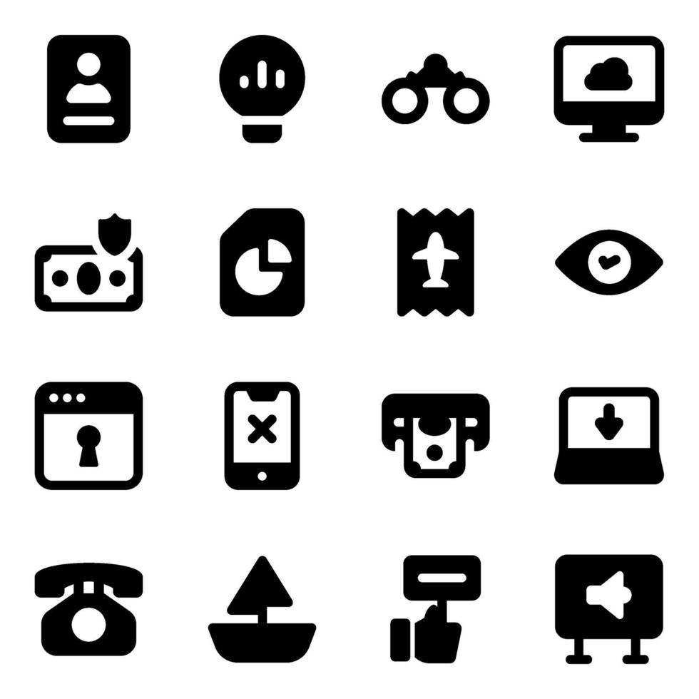 Trendy Business Related vector