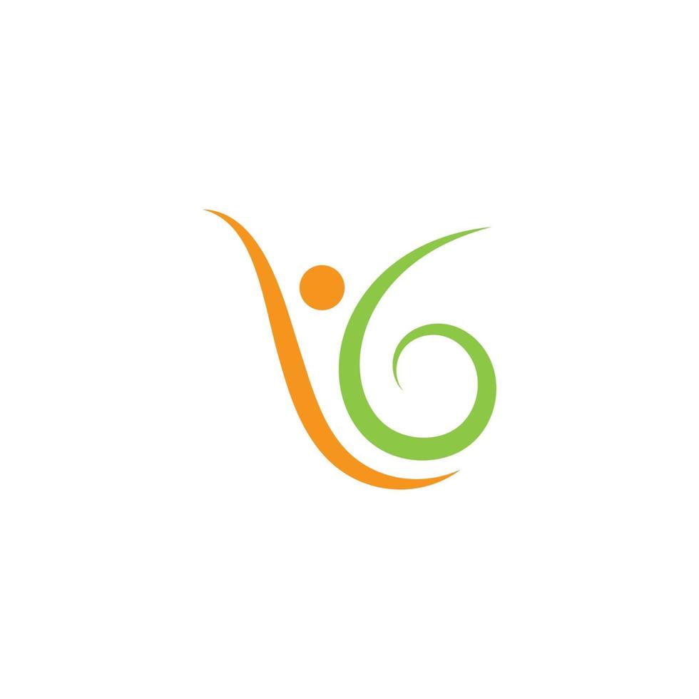 people Healthy Life Logo template vector icon