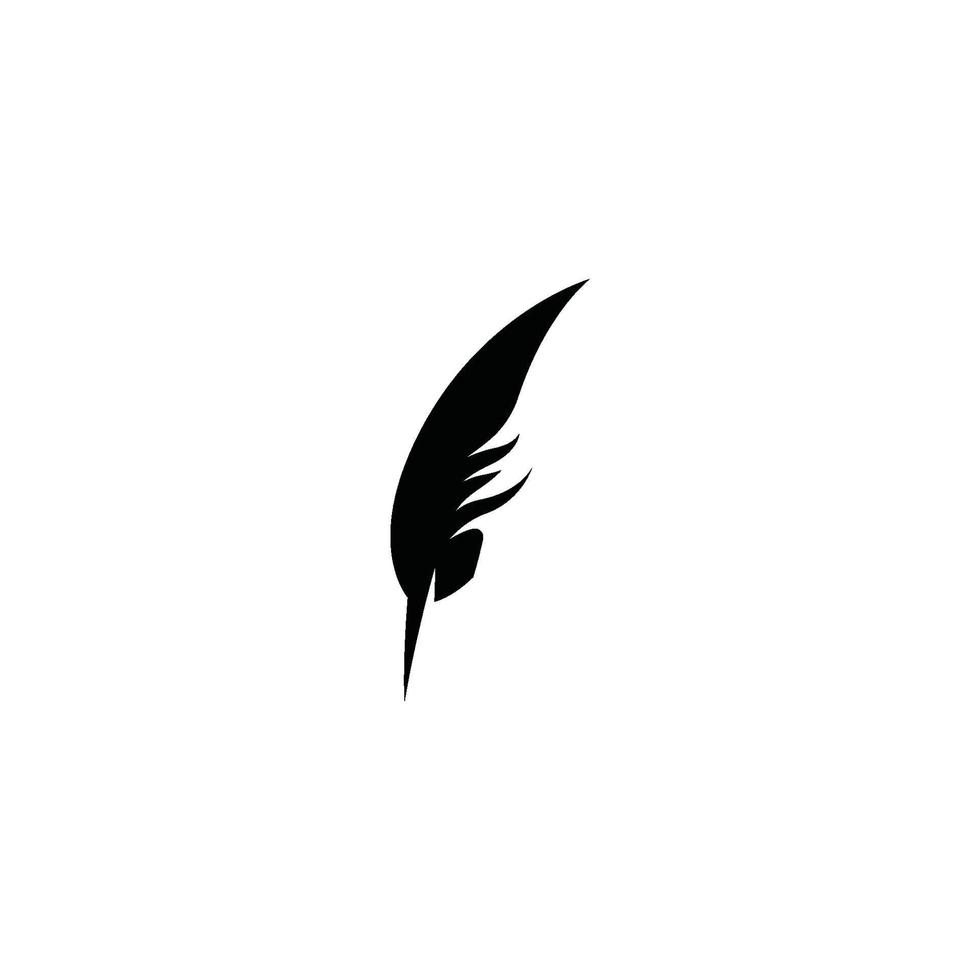 feather logo template vector icon design