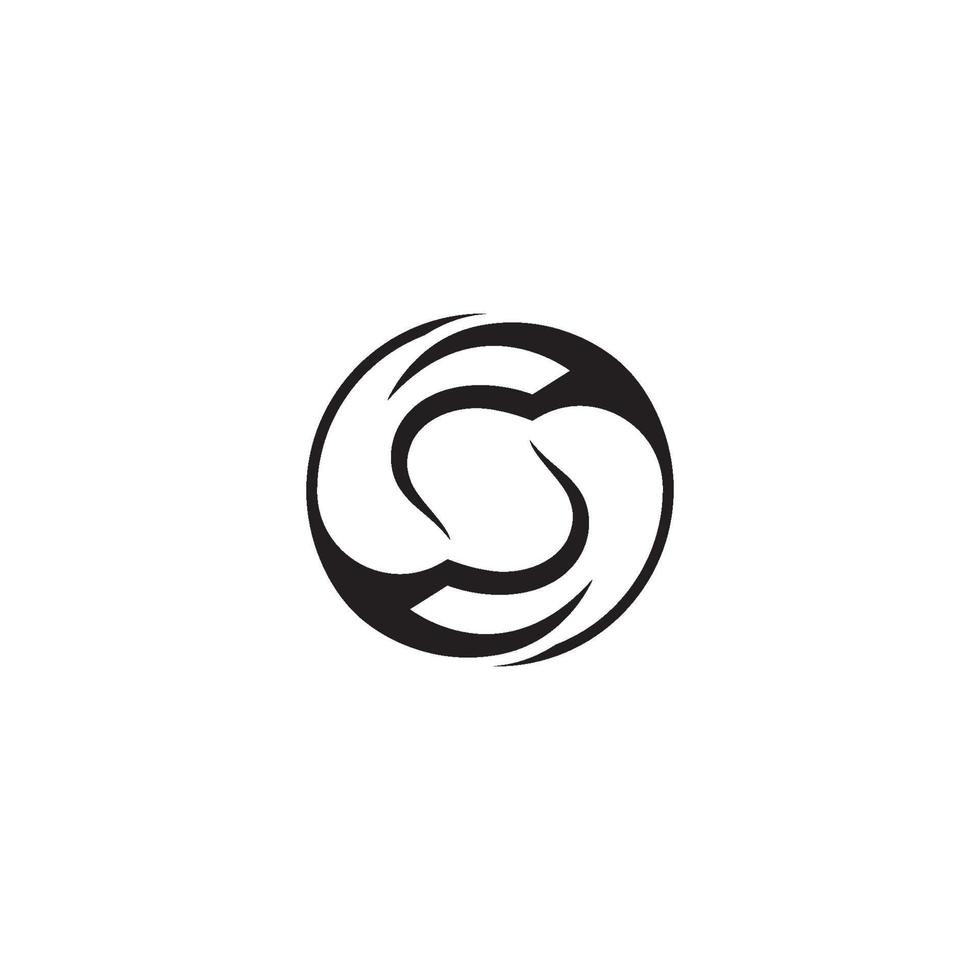 S letter logo, volume icon design template element vector