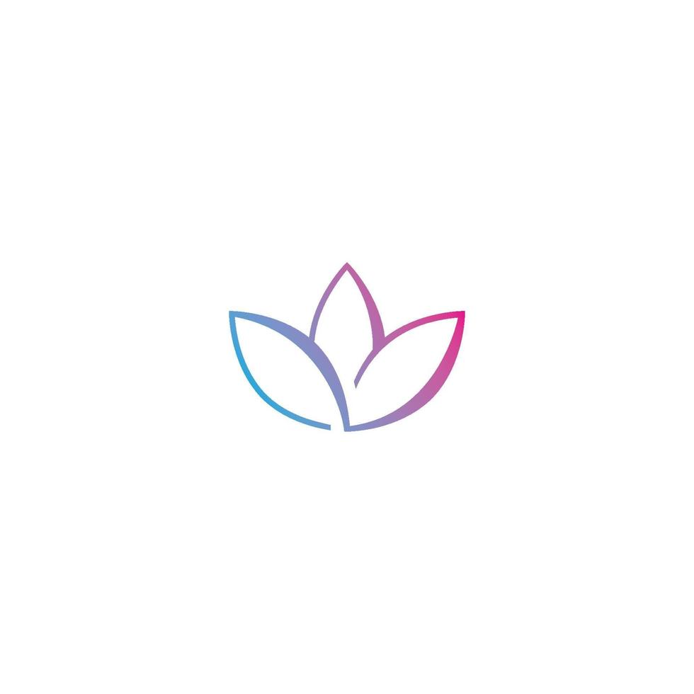 Beauty Vector Lotus flowers design logo Template icon