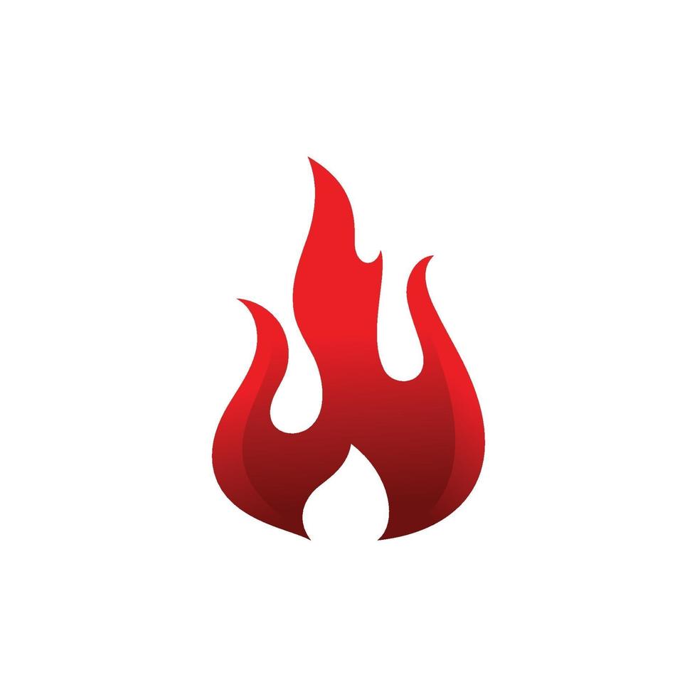 plantilla de vector de diseño de logotipo de llama de fuego