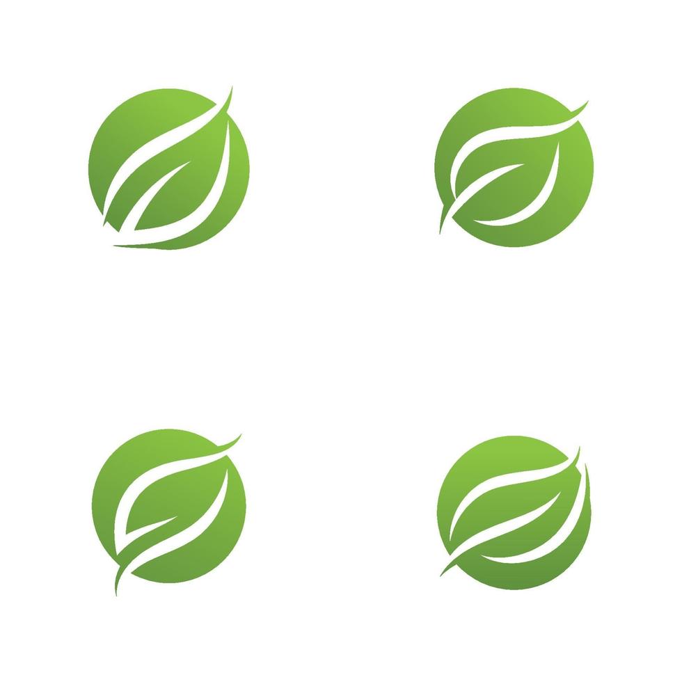 Ecology icon green leaf vector illustration design