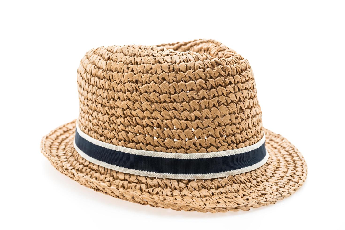 Straw hat for man photo