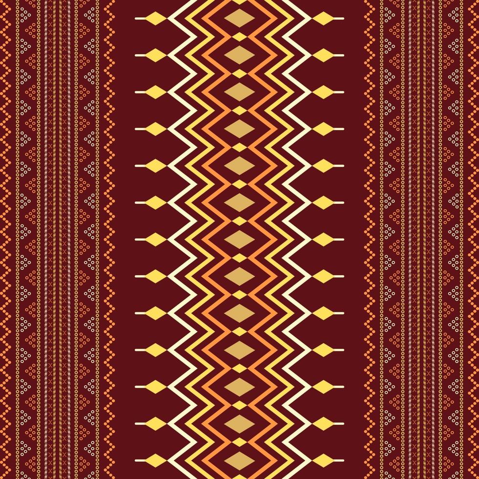 Ethnic Seamless pattern aztec tribal art fabric print, home decoration, wallpaper, cloth. vector