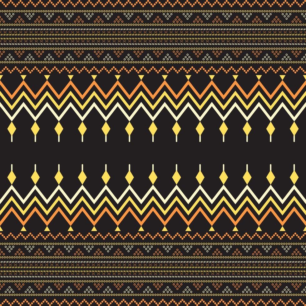 Ethnic Seamless pattern aztec tribal art fabric print, home decoration, wallpaper, cloth. vector