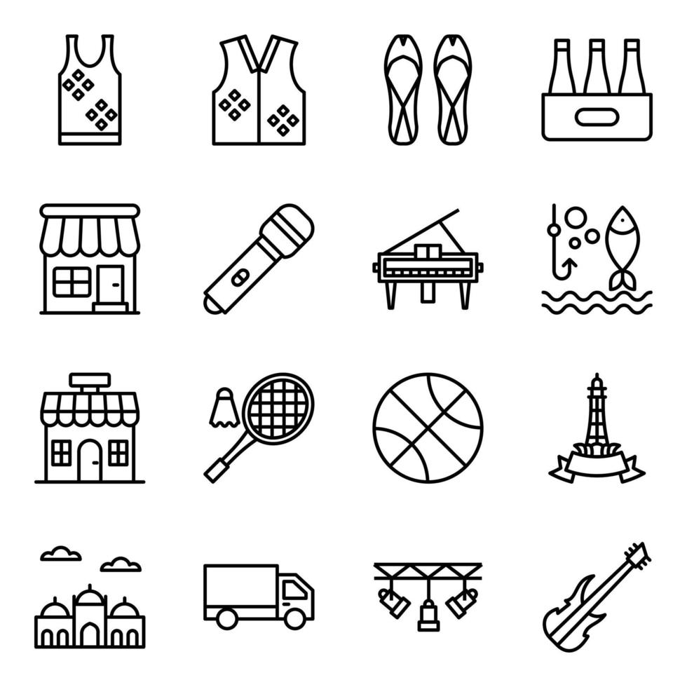 Festivals and Events Things vector