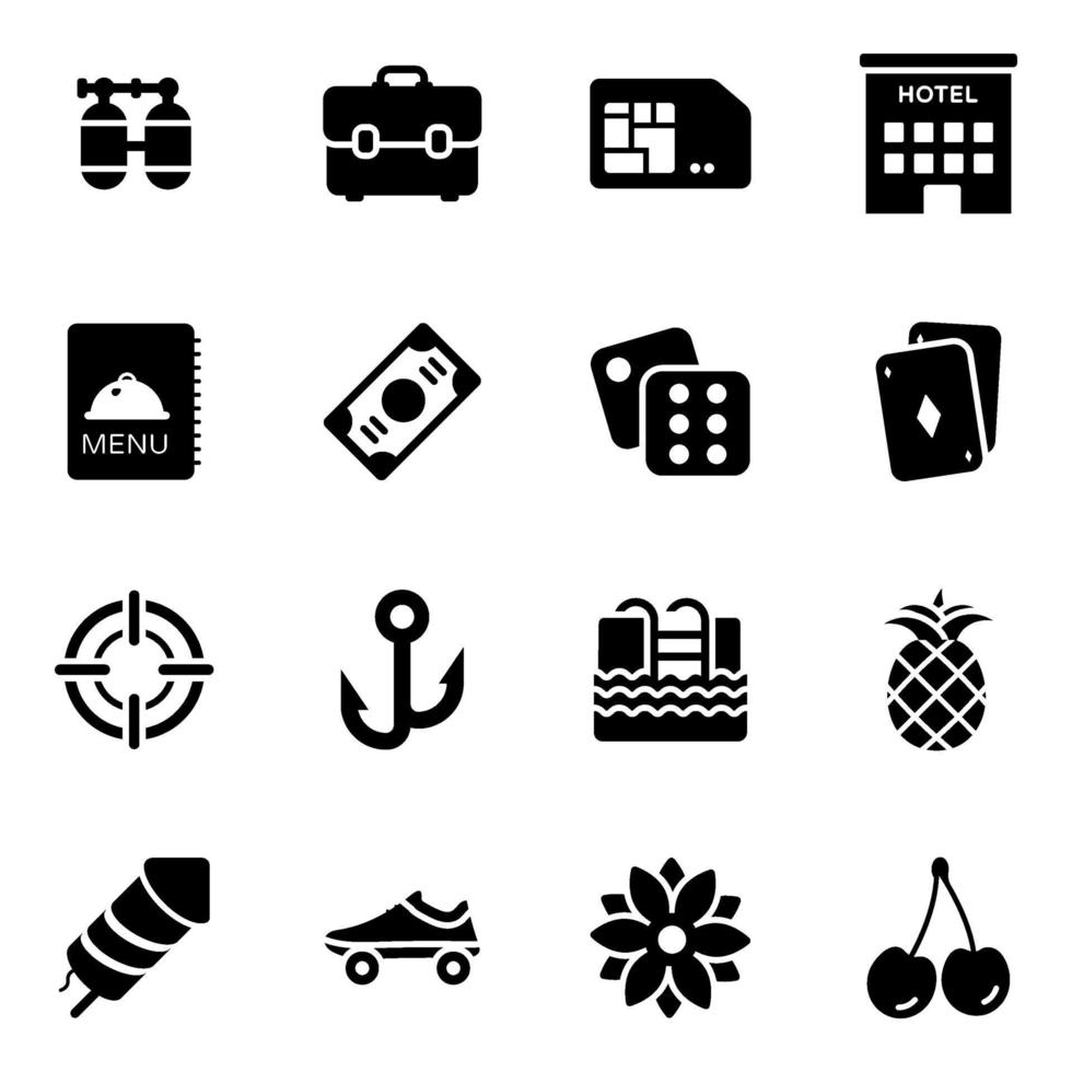 Travel and Leisure Elements vector