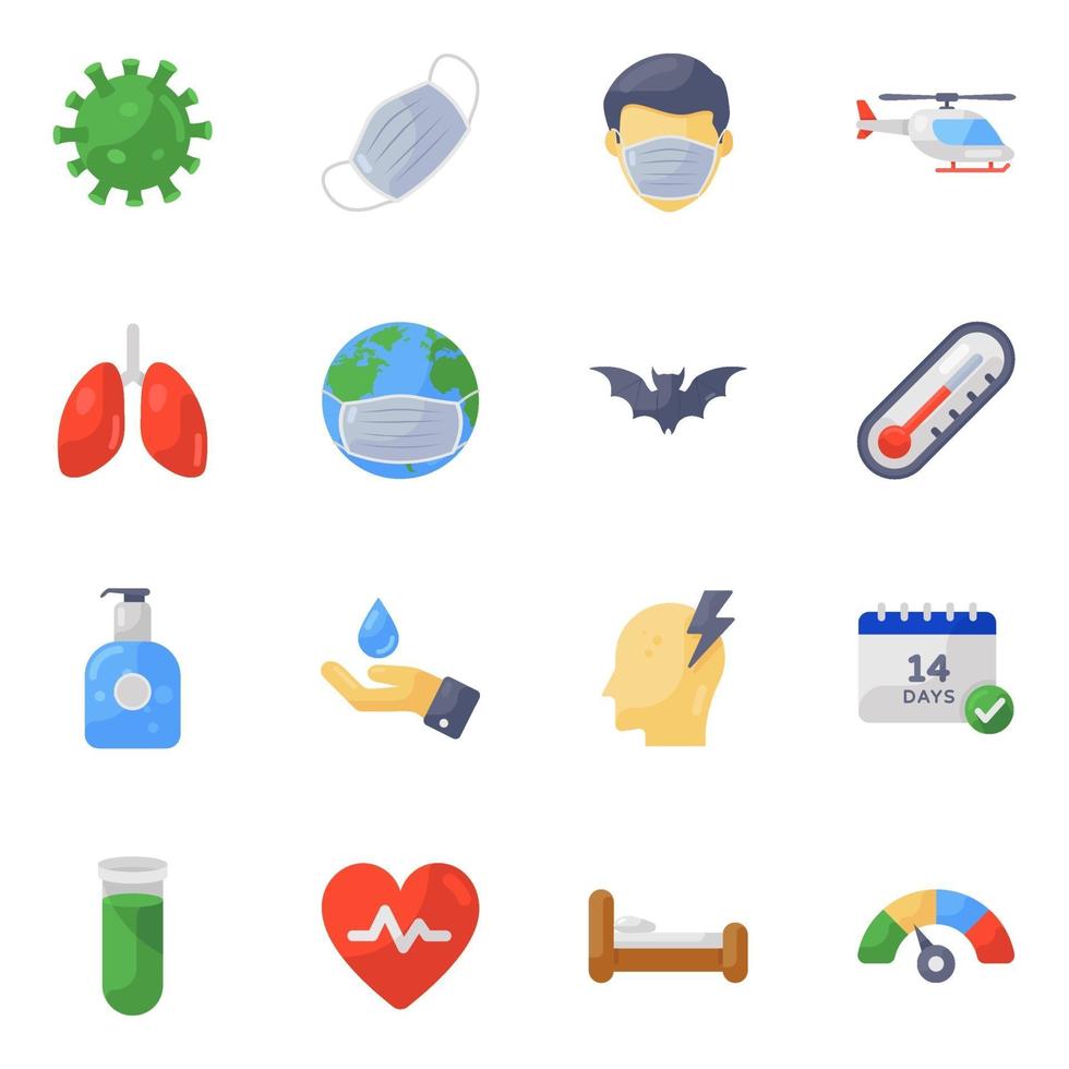 Medical And Healthcare Elements vector