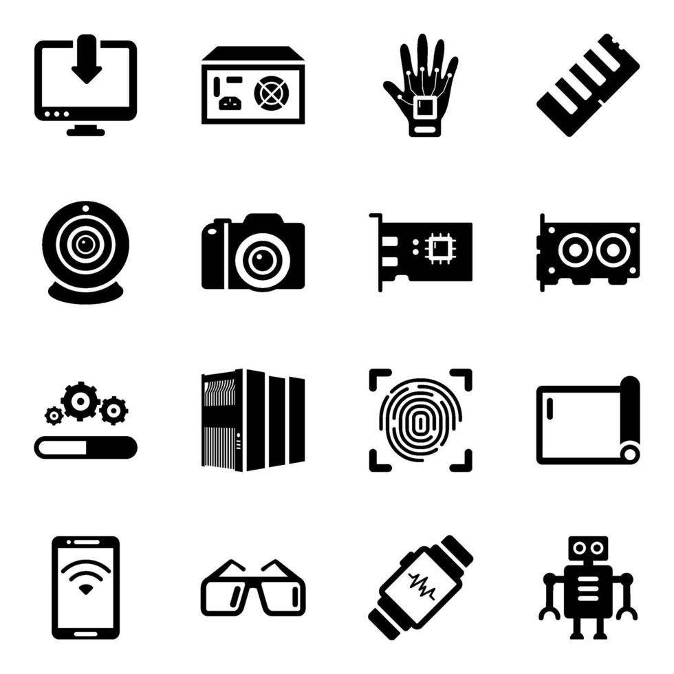 Modern  Media Gadgets vector