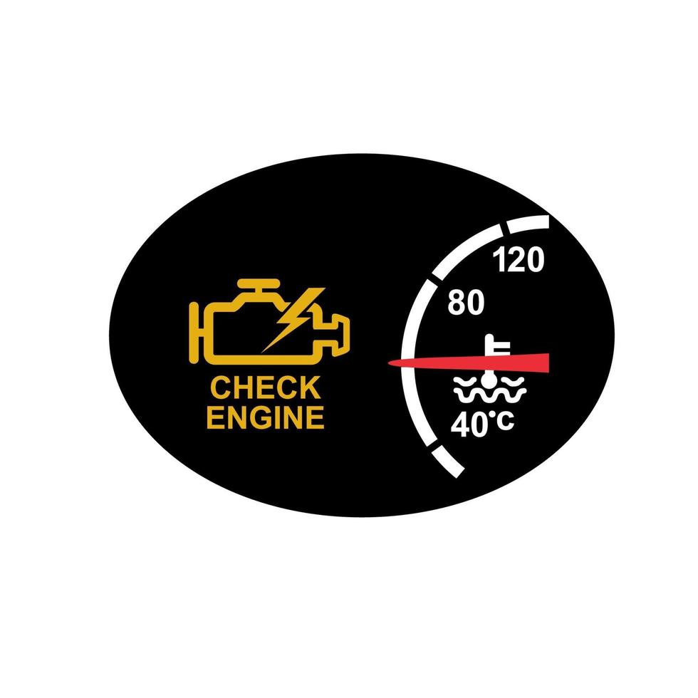 Engine icon clearance on dashboard