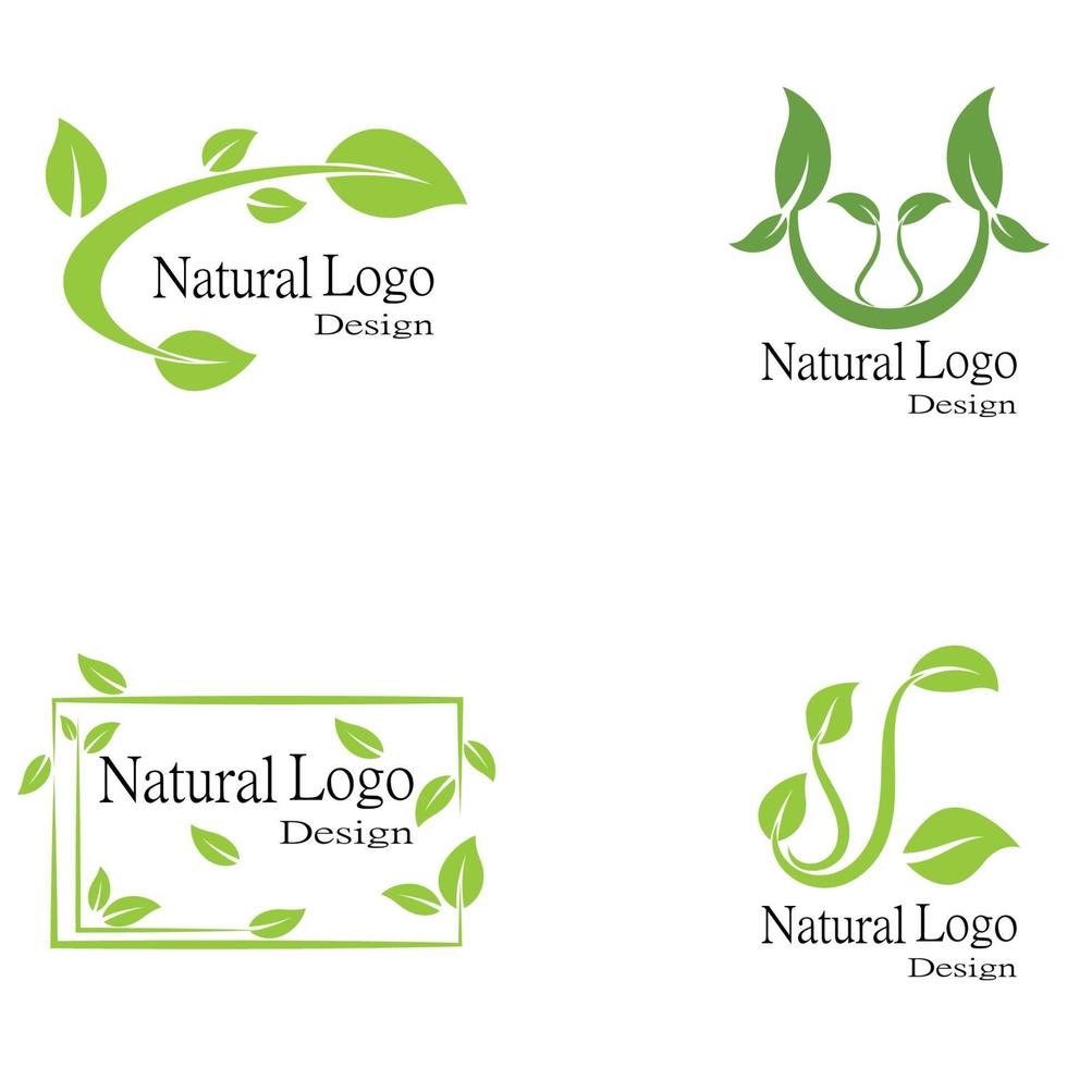 Leaf icon Vector Illustration design Logo template set 2230650 Vector ...