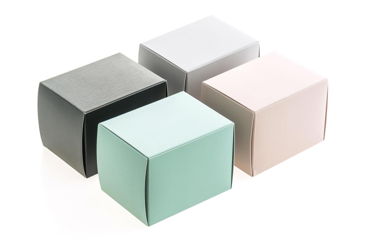 Mock up paper box photo