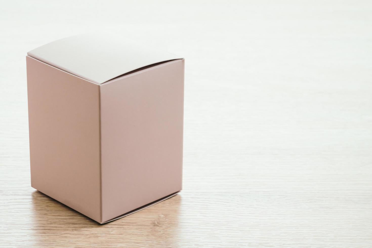 Mock up paper box photo