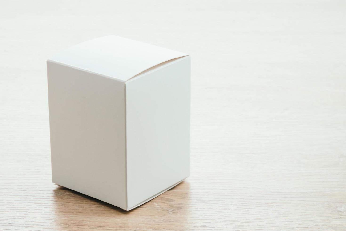 Mock up paper box photo