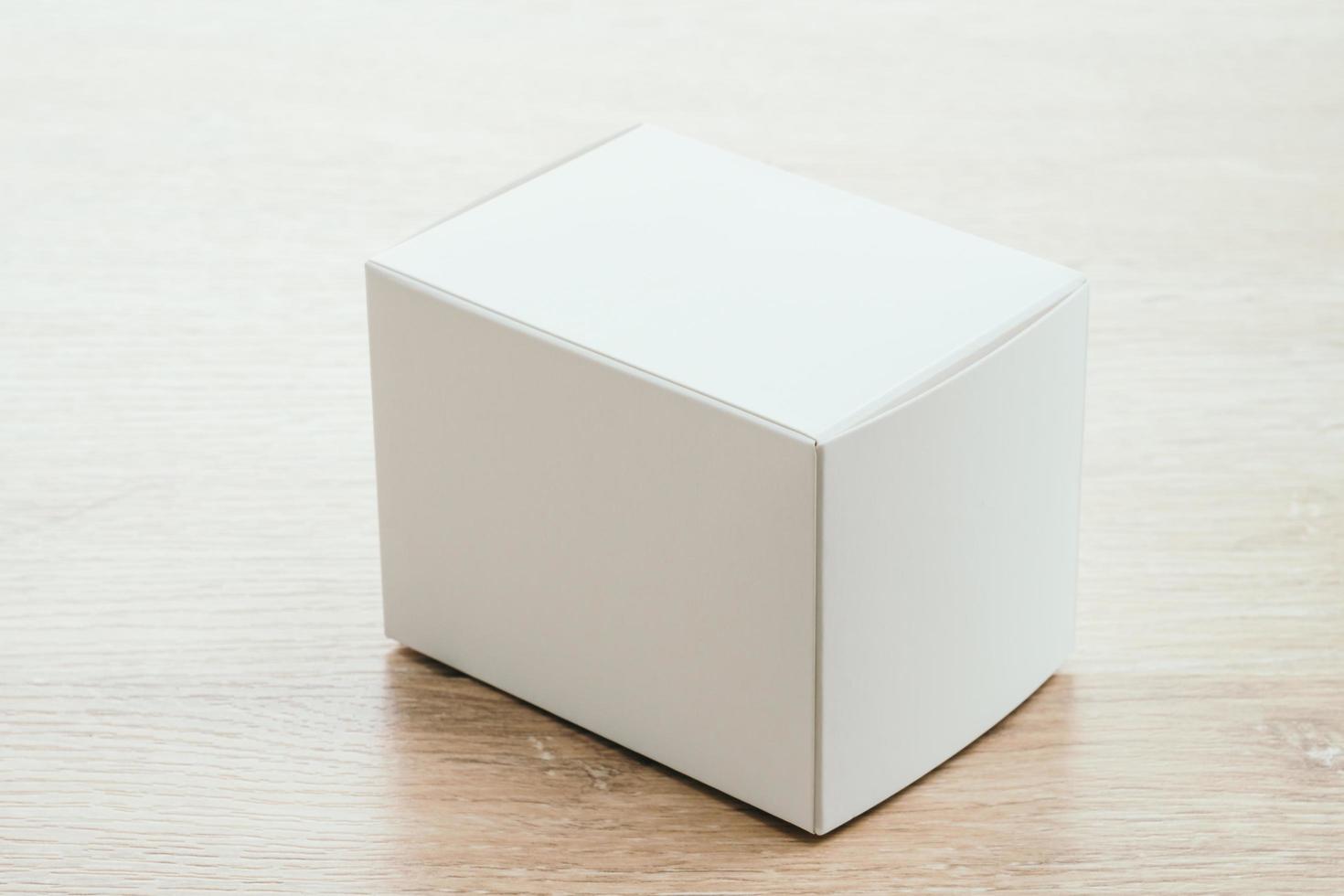 Mock up paper box photo