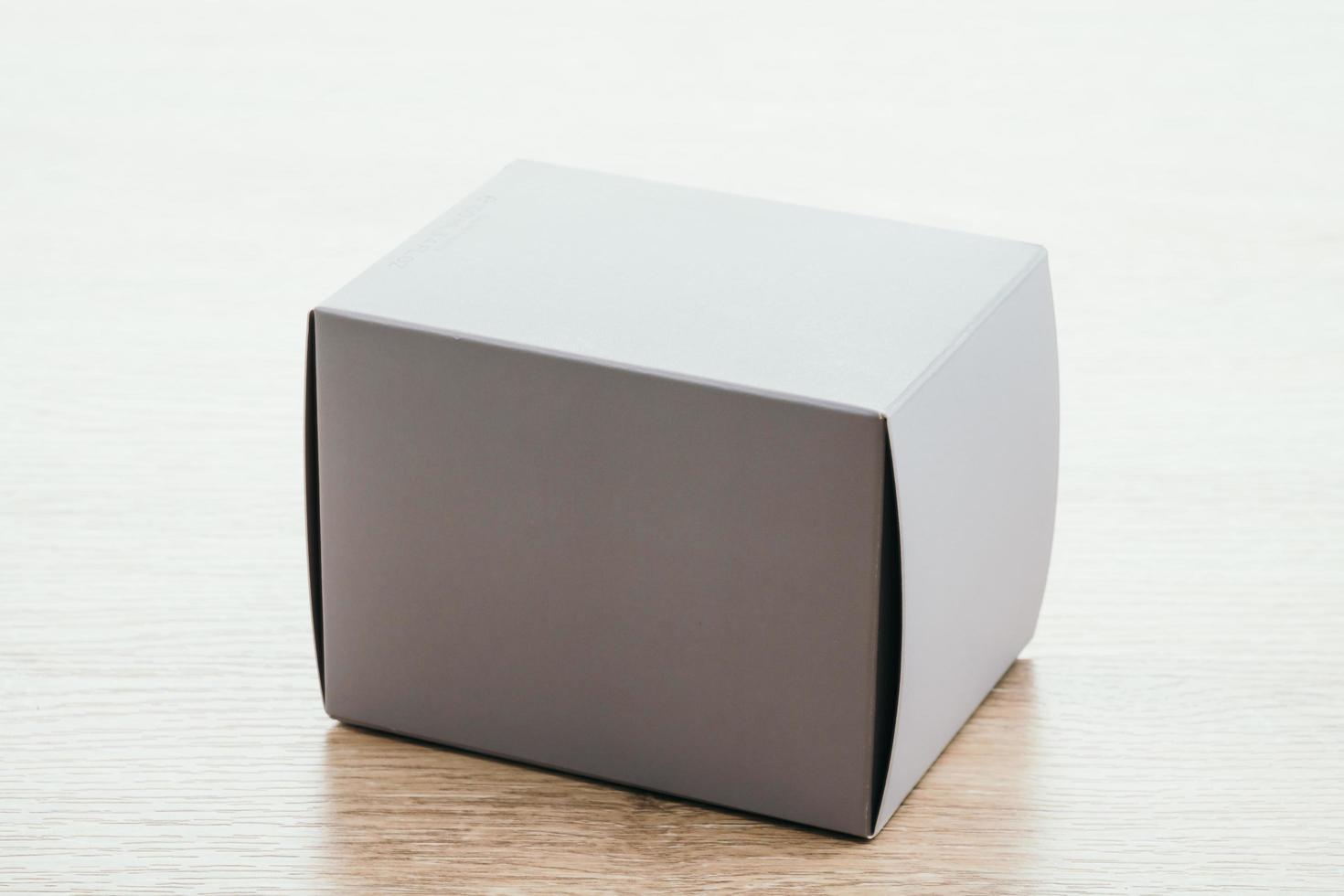 Mock up paper box photo