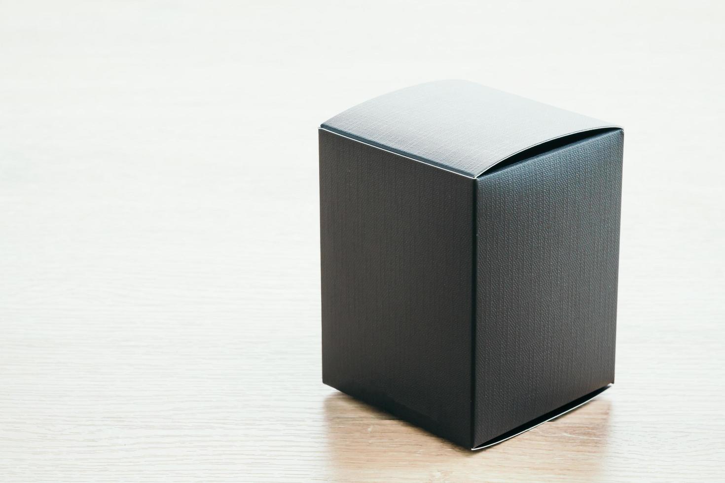 Mock up paper box photo