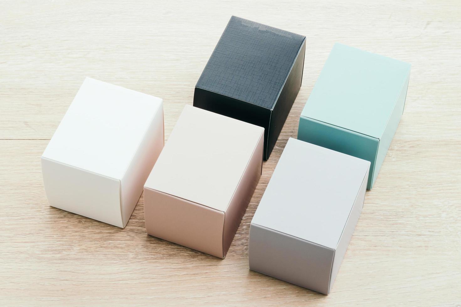 Mock up paper box photo