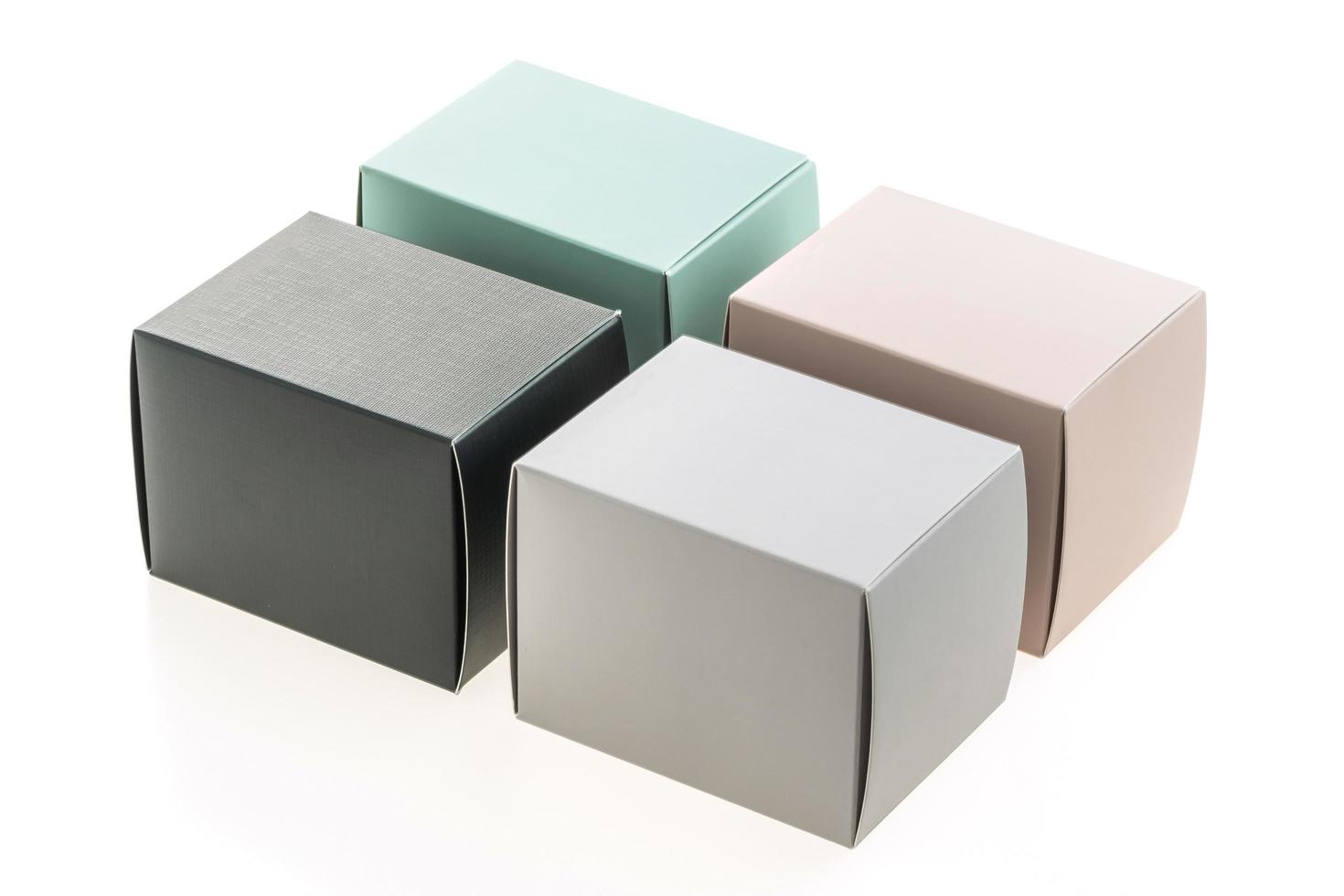 Mock up paper box photo