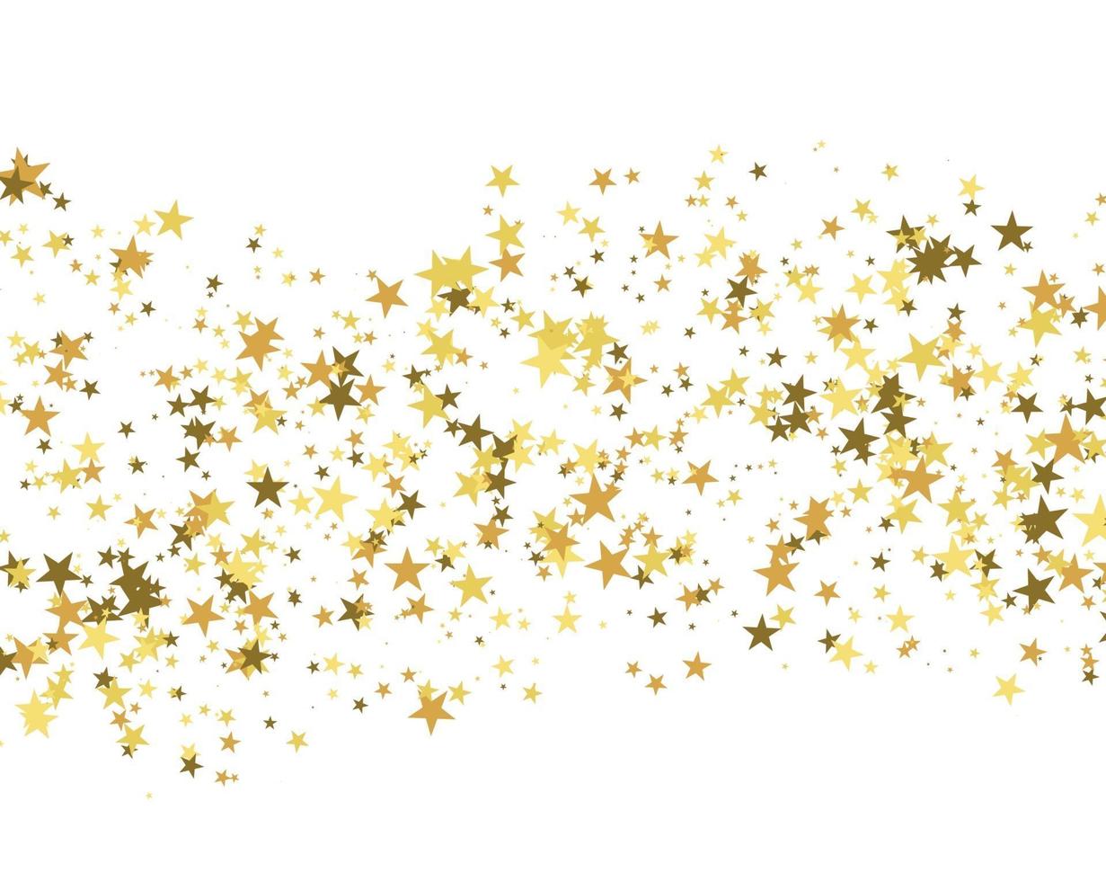 Glitter pattern made of stars vector