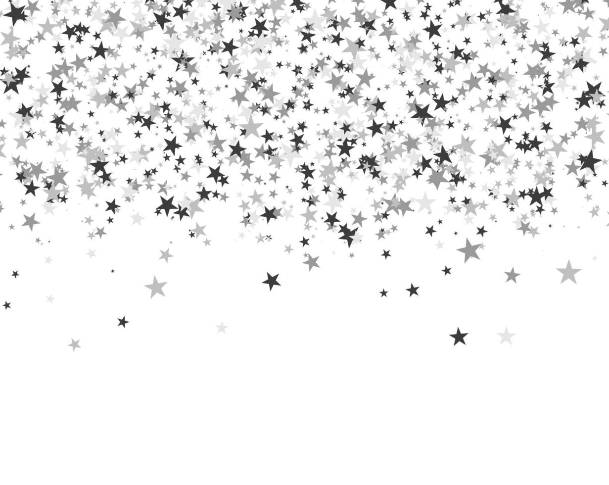 Glitter pattern made of stars vector
