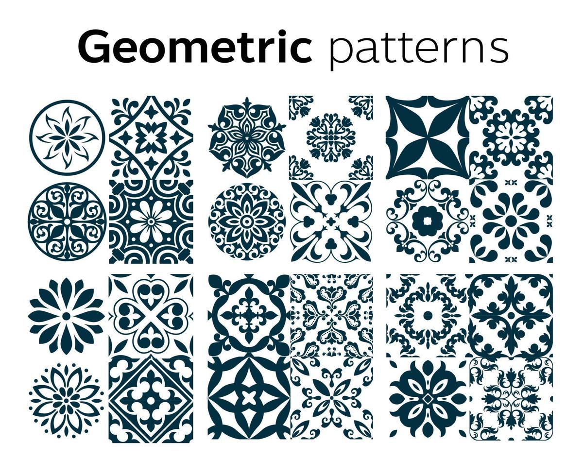 geometric patterns design in Vector illustration