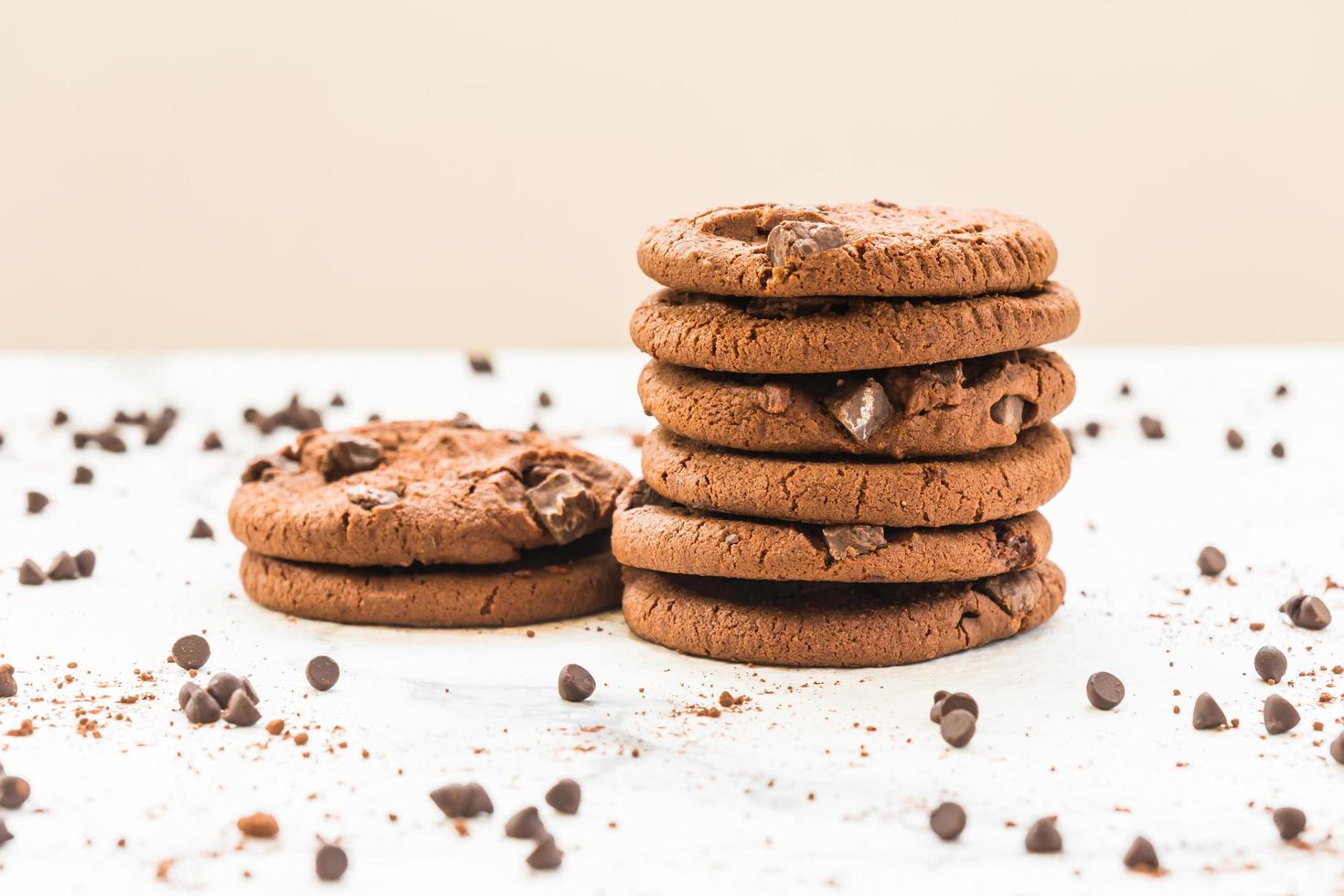 galletas con chispas de chocolate foto