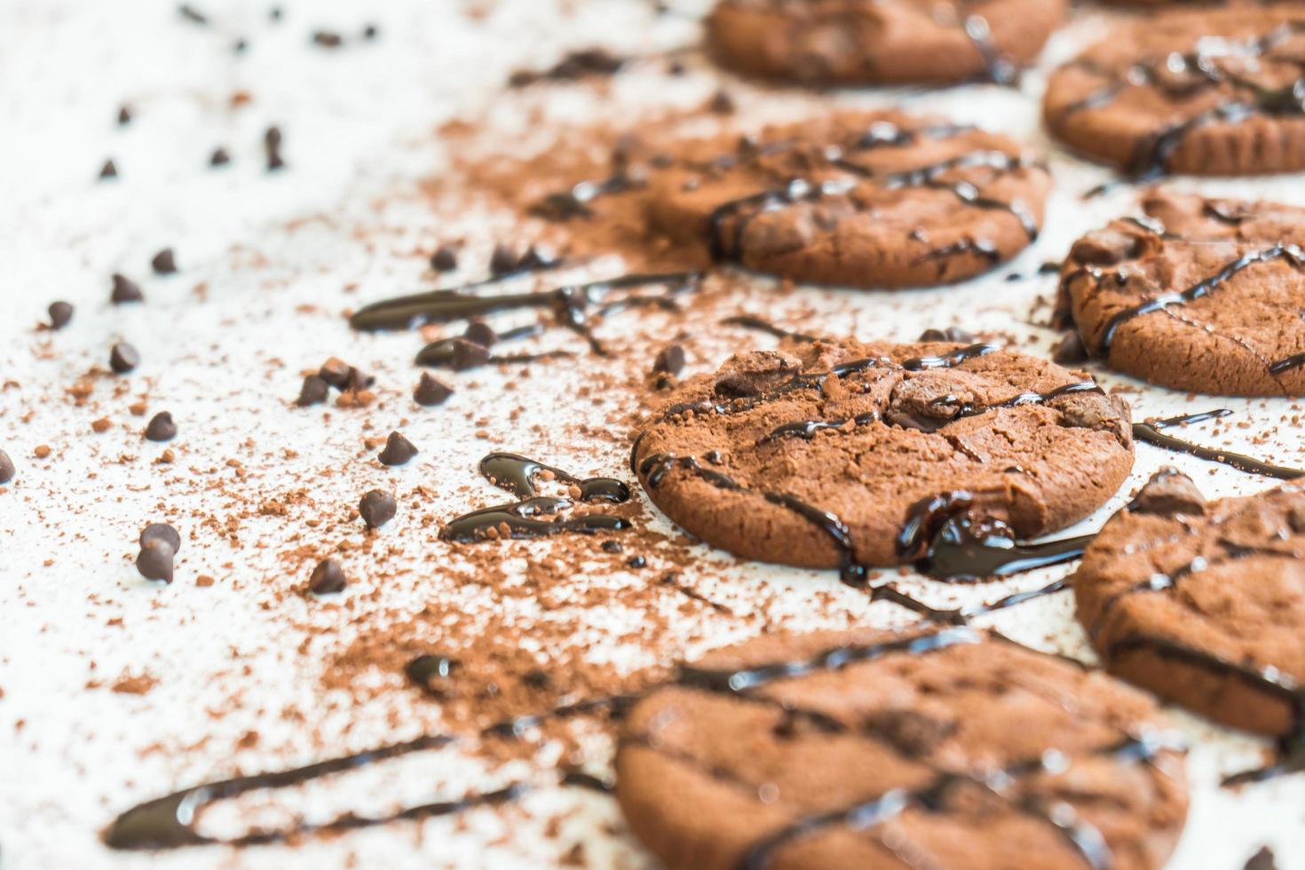 Chocolate chip cookies photo