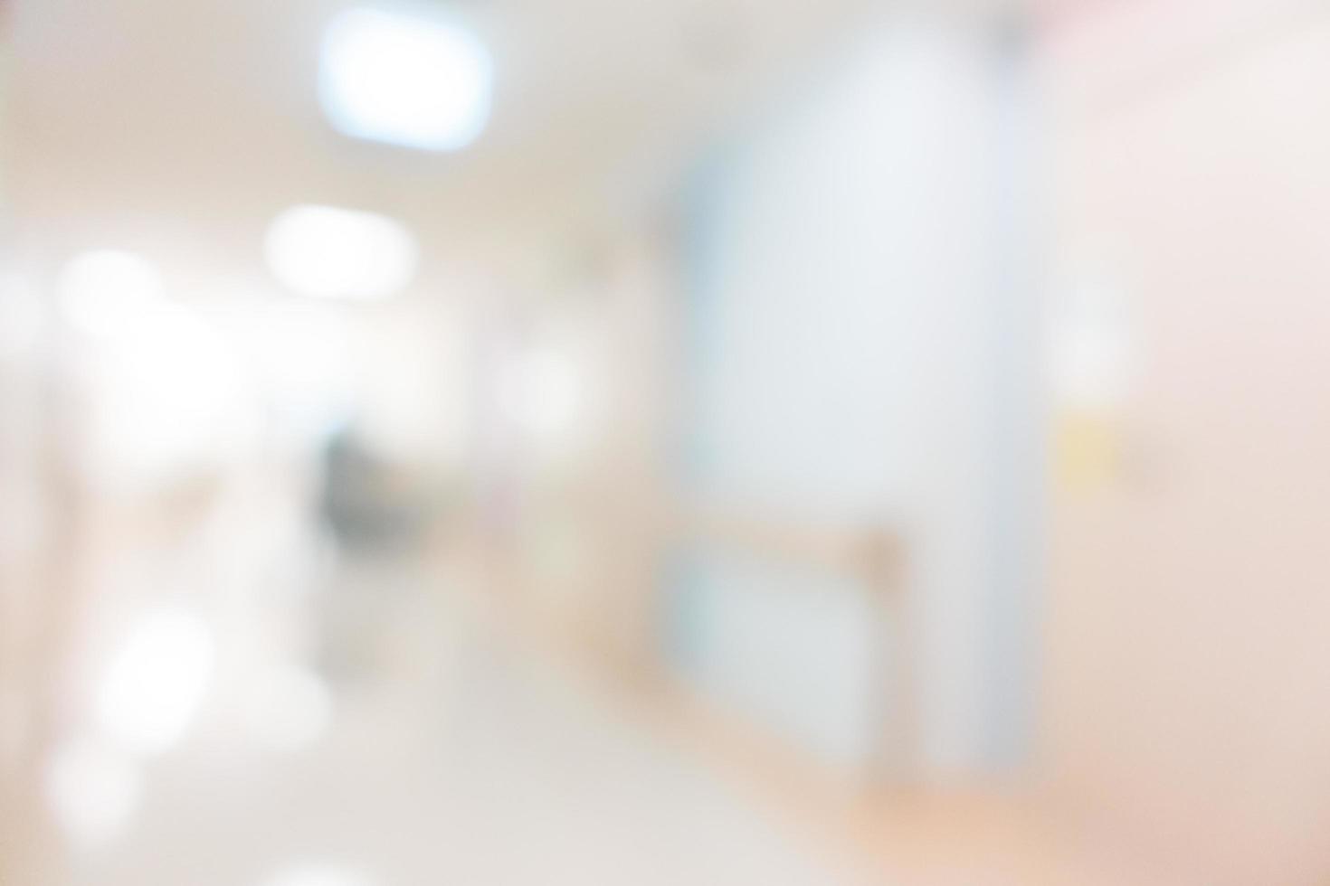 Blur hospital and clinic interior photo